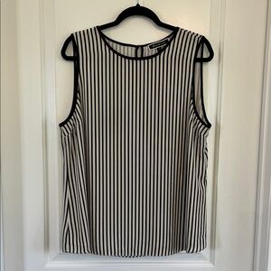 Melanie Lyne stripped sheer blouse size 14